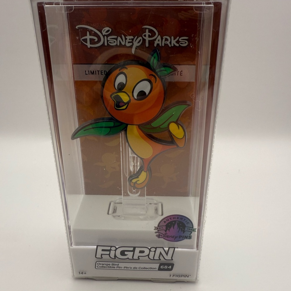 NEW SEALED Walt Disney Parks Figpin Orange Bird #684